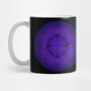 Purple starburst, big bang Mug